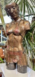 "Sweetheart" -One of a kind $2200.00   79cm x 40cm. stoneware-sculpture-certificate-of-a
