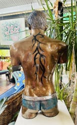 "Toy-Boy"One of a Kind $2200.00   83cm x 44cm . Original-certificate-of-authenticity-stonewear-