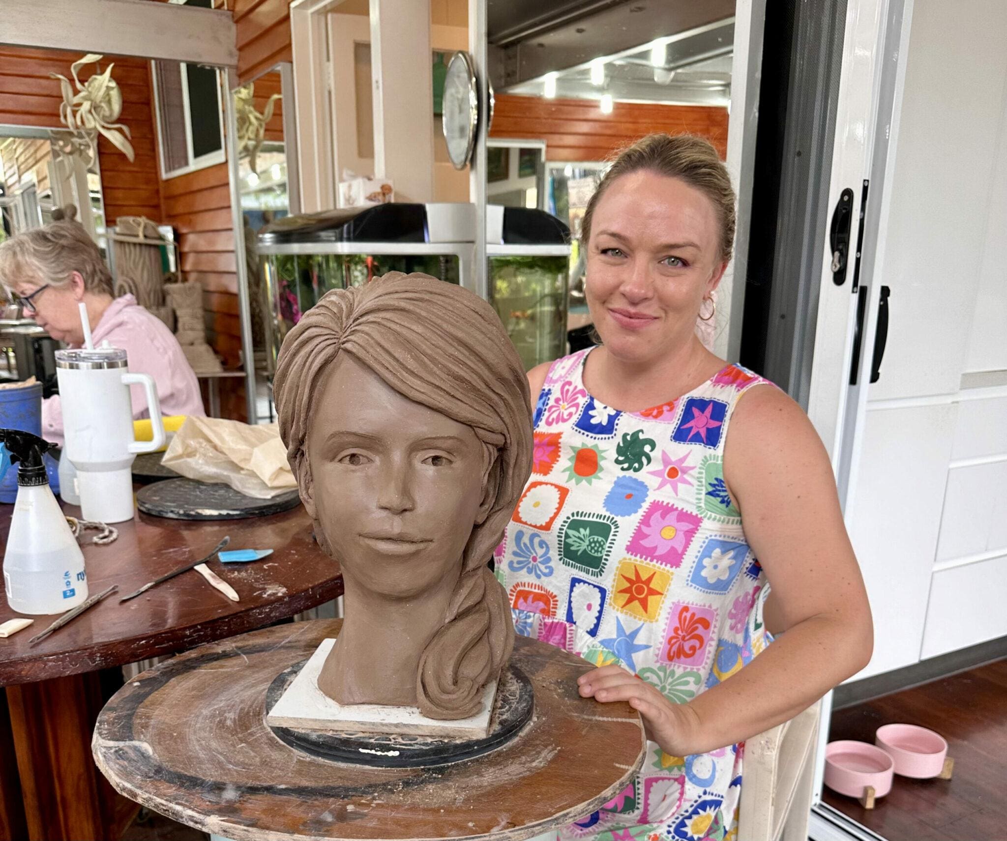 Sculpture completed at the studio Art